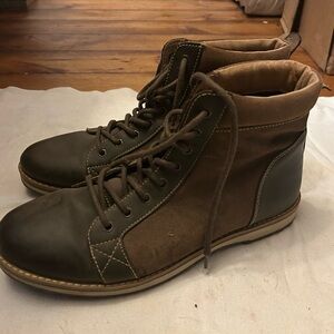 Izod Dark Brown and Tan Men's Boots legacy 10.5 medium